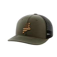 Thumbnail for Maine United Hats Hat Greater Half OD Green/Black Genuine Leather Maine