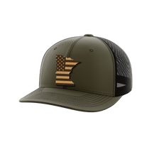 Thumbnail for Minnesota United Hats Hat Greater Half OD Green/Black Genuine Leather Minnesota
