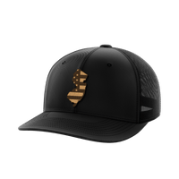 Thumbnail for New Jersey United Hats Hat Greater Half Black/Black Genuine Leather New Jersey