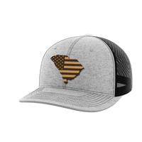 Thumbnail for South Carolina United Hats Hat Greater Half Heather Grey/Black Genuine Leather South Carolina