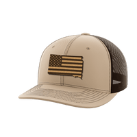 Thumbnail for South Dakota United Hats Hat Greater Half Khaki/Coffee Genuine Leather South Dakota