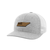 Thumbnail for Tennessee United Hats Hat Greater Half Heather Grey/White Genuine Leather Tennessee