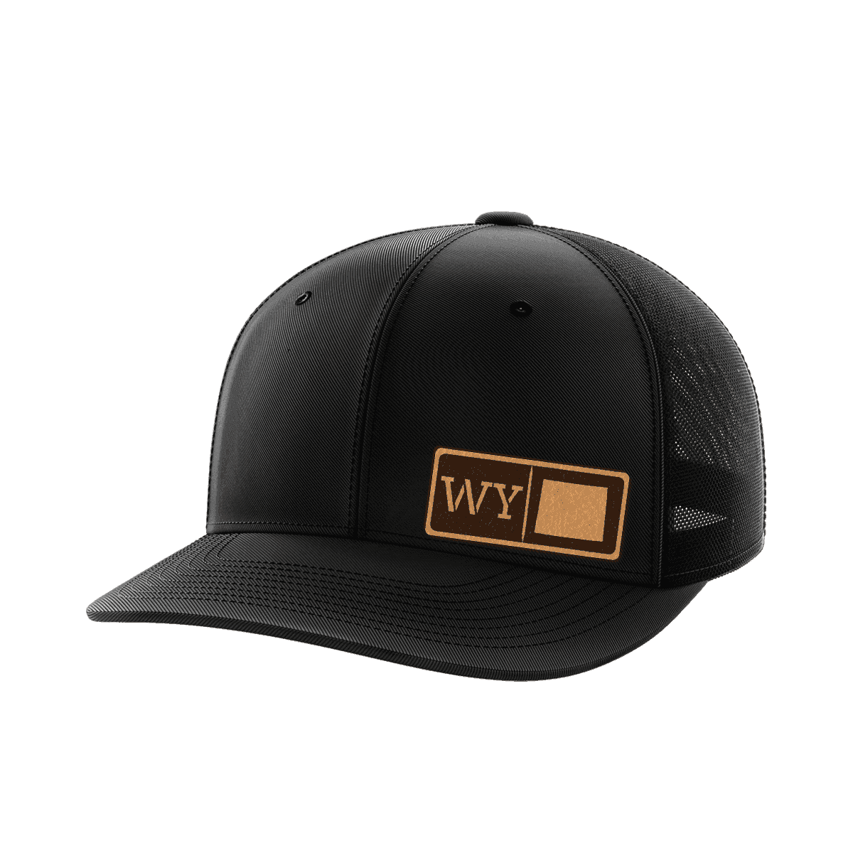 Wyoming Homegrown Hats Hat Greater Half Black/Black Genuine Leather Wyoming