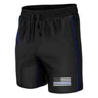 Thumbnail for Thin Blue Line Swim Trunks Swim Trunk Greater Half S Standard Length (7