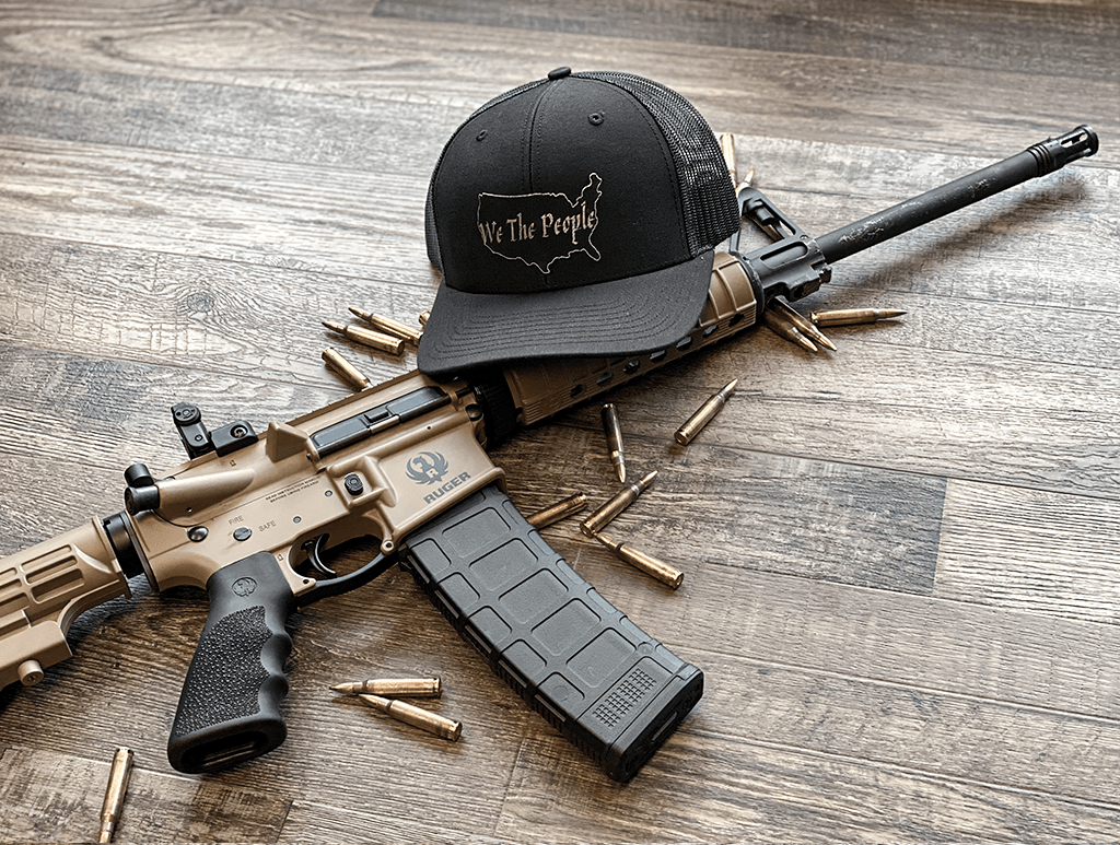 We The People USA Black Patch Hat Hat Greater Half