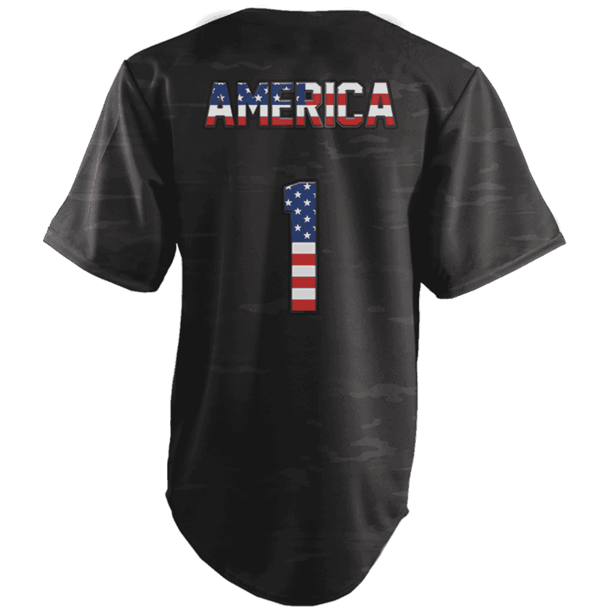 Patriotic America Baseball Jersey Baseball Jersey Greater Half