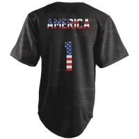 Thumbnail for Patriotic America Baseball Jersey Baseball Jersey Greater Half