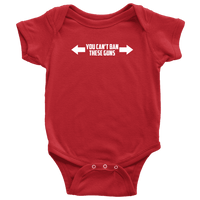 Thumbnail for You Can't Ban These Guns Onesie Onesie teelaunch Baby Bodysuit Red NB