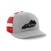 Thumbnail for We The People Kentucky Black Patch Hat Hat Greater Half Heather Grey/Flag Kentucky