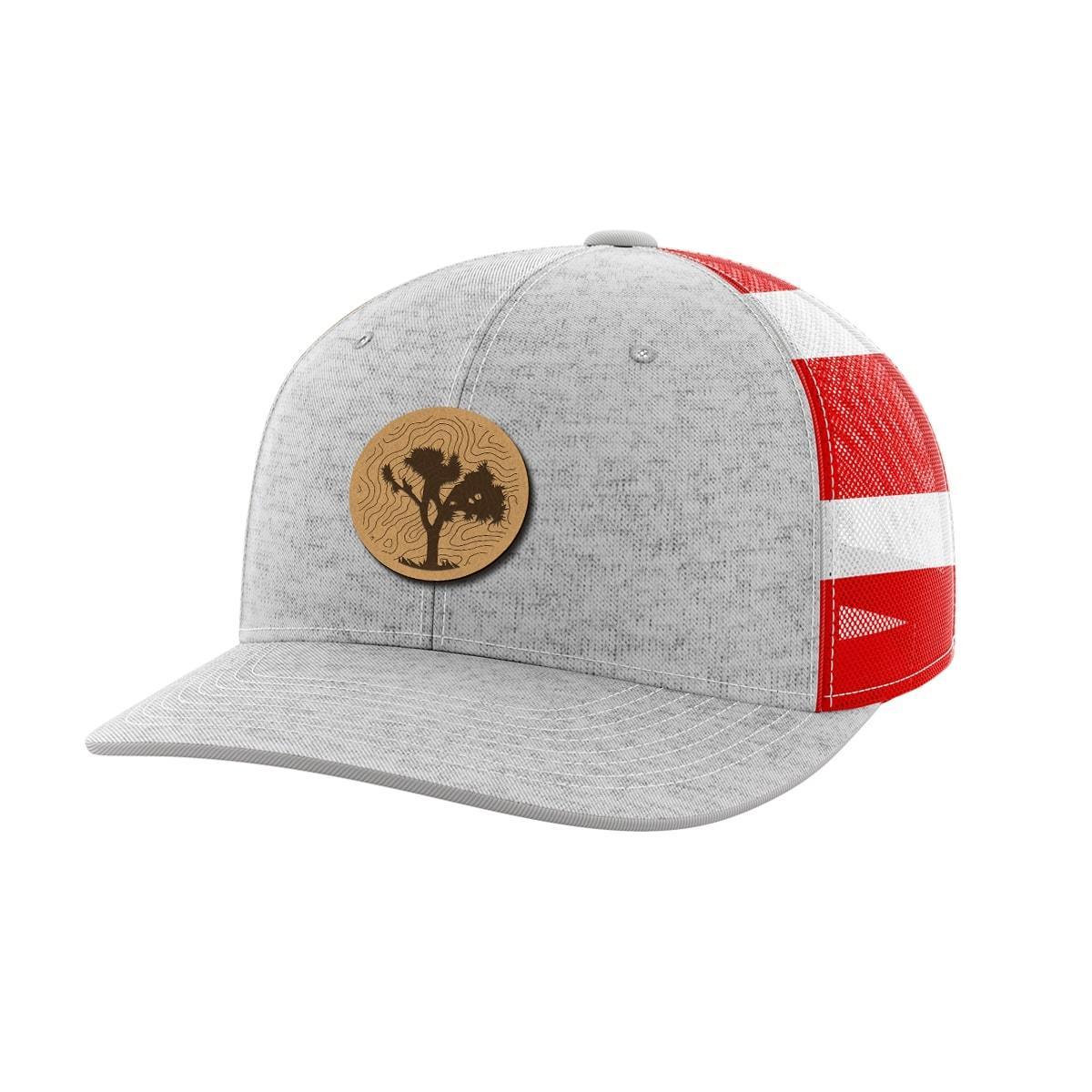 Topo Tree Leather Patch Hat Hat Greater Half Heather Grey/Flag
