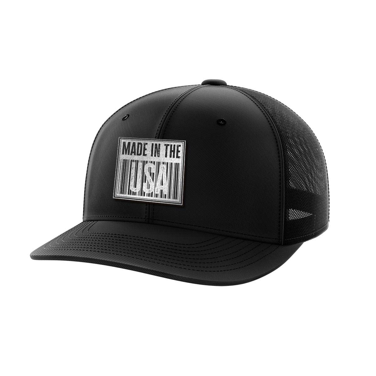 Made In The USA Black Patch Hat Hat Greater Half Black/Black