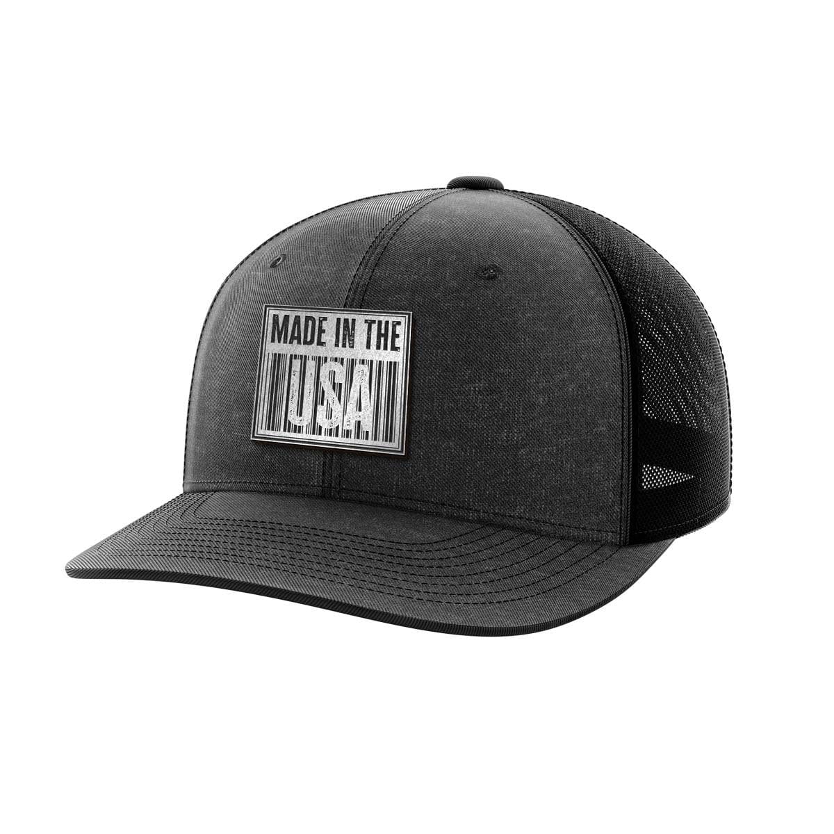 Made In The USA Black Patch Hat Hat Greater Half Heather Black/Black
