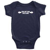 Thumbnail for You Can't Ban These Guns Onesie Onesie teelaunch Baby Bodysuit Navy NB