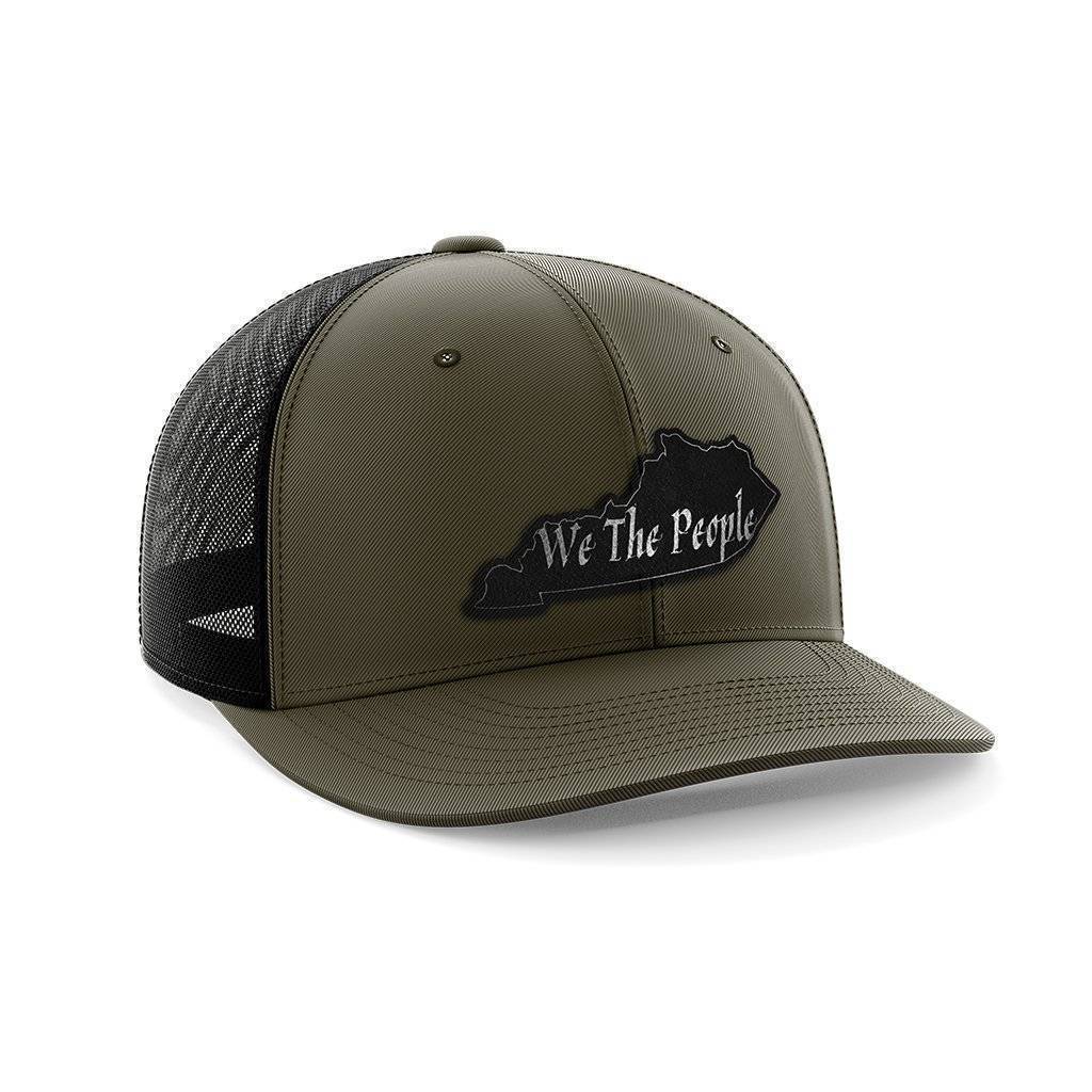 We The People Kentucky Black Patch Hat Hat Greater Half OD Green/Black Kentucky