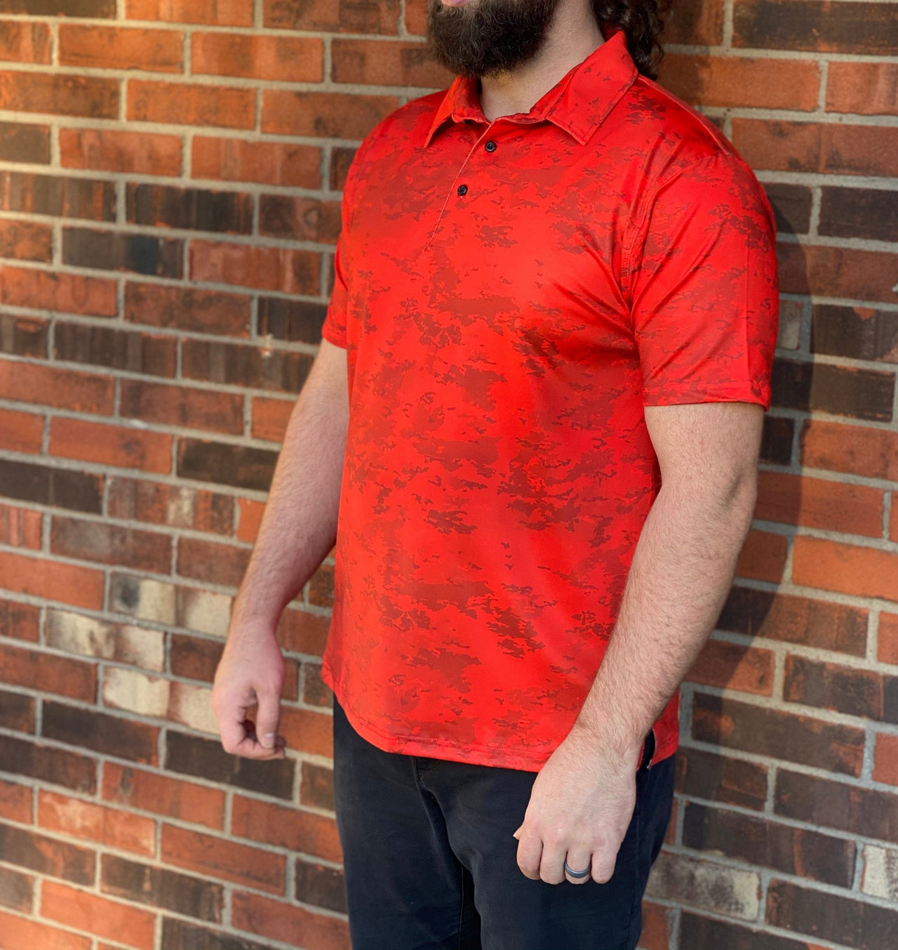 Arctic Camo Polo Golf Polo Greater Half