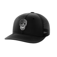 Thumbnail for Skull Flag Black Patch Hat Hat Greater Half Black/Black