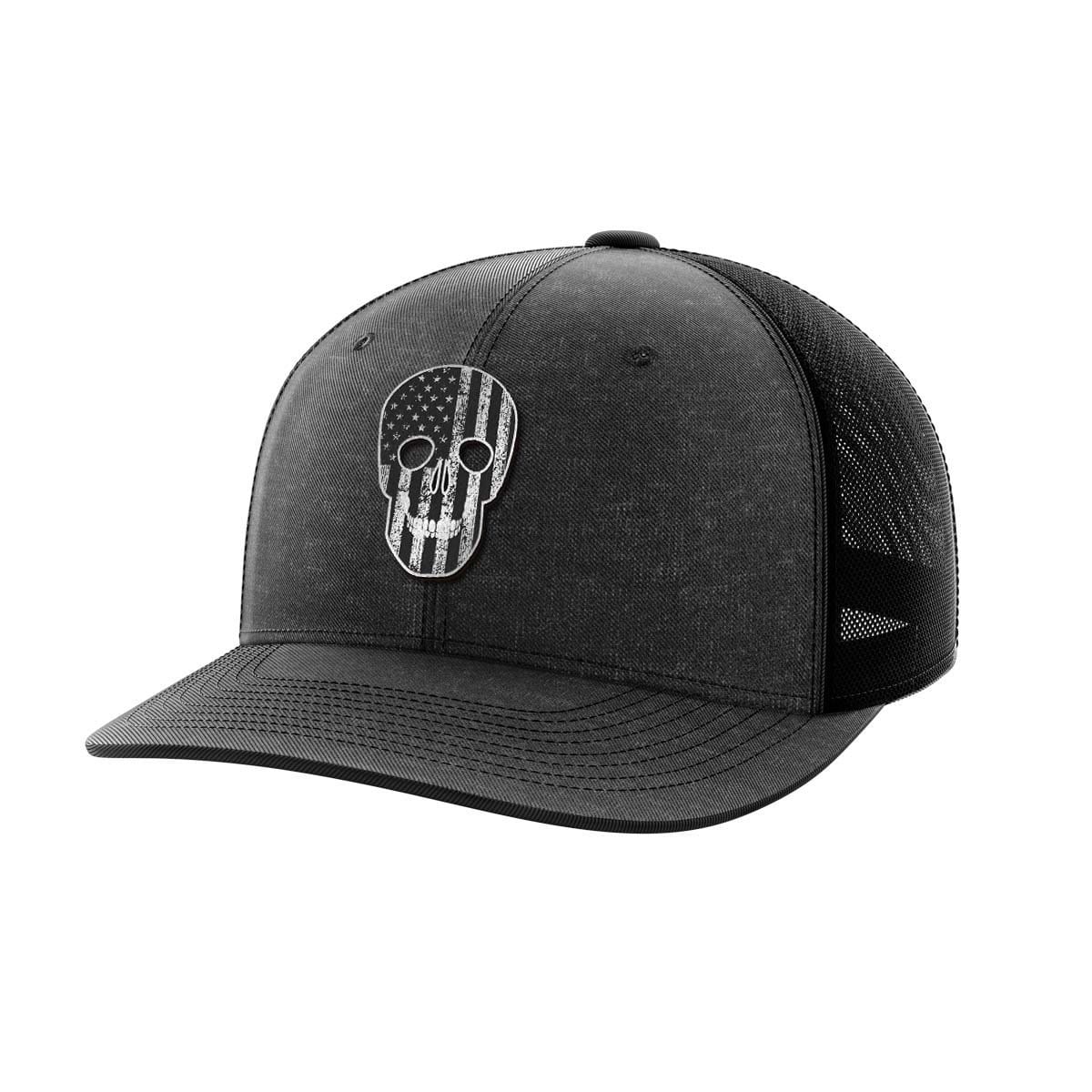 Skull Flag Black Patch Hat Hat Greater Half Heather Black/Black