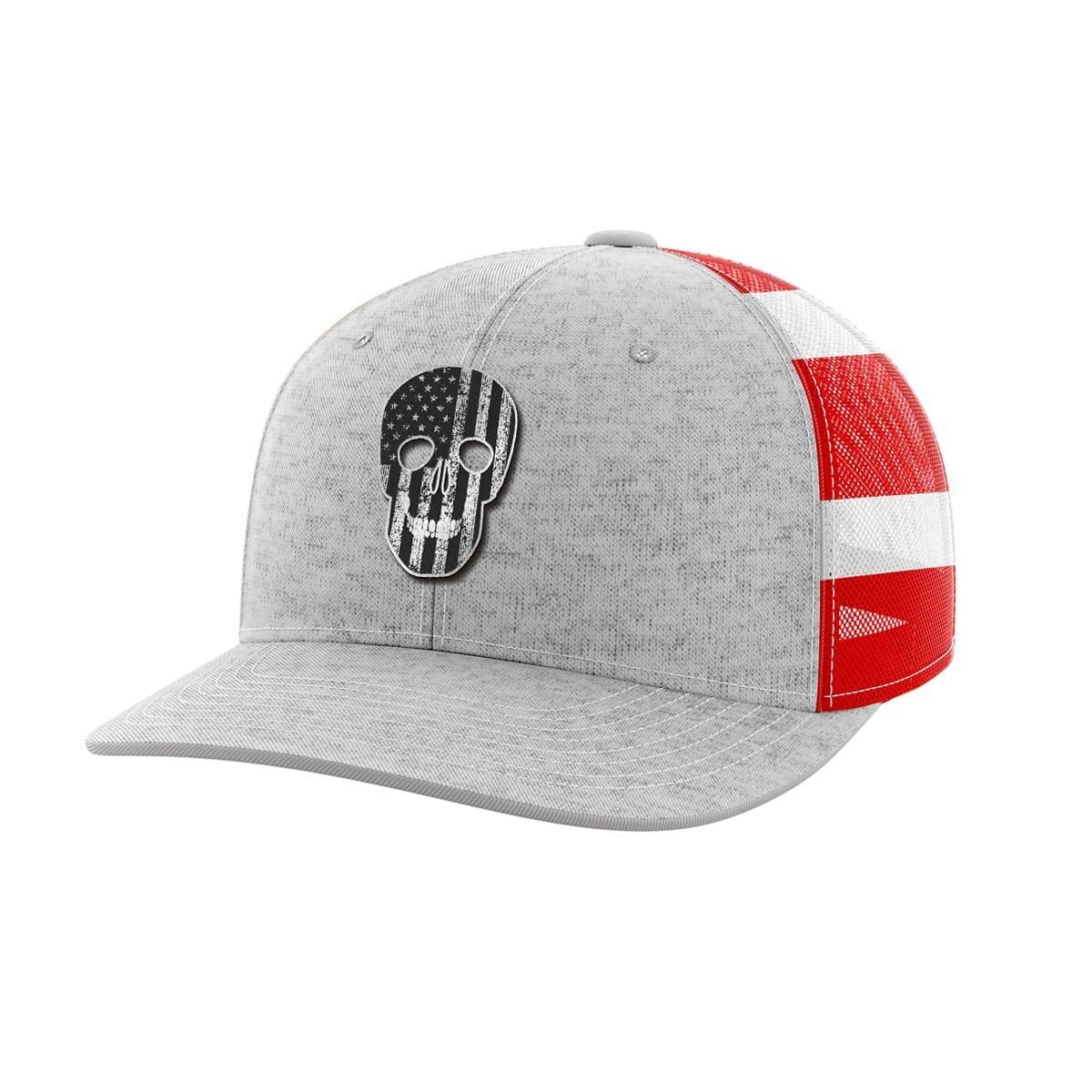 Skull Flag Black Patch Hat Hat Greater Half Heather Grey/Flag