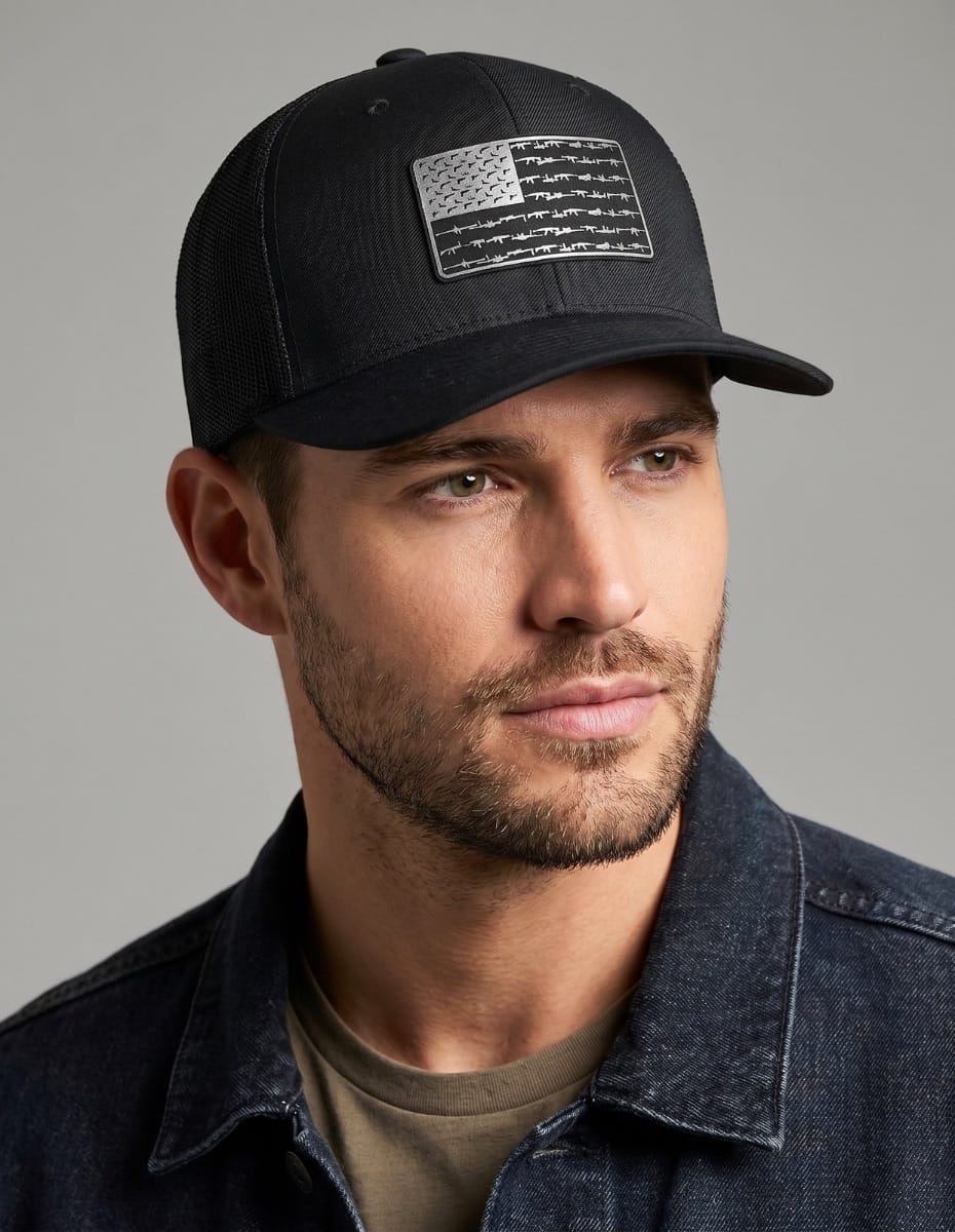 Amerigun Flag Patch Hat Hat Greater Half