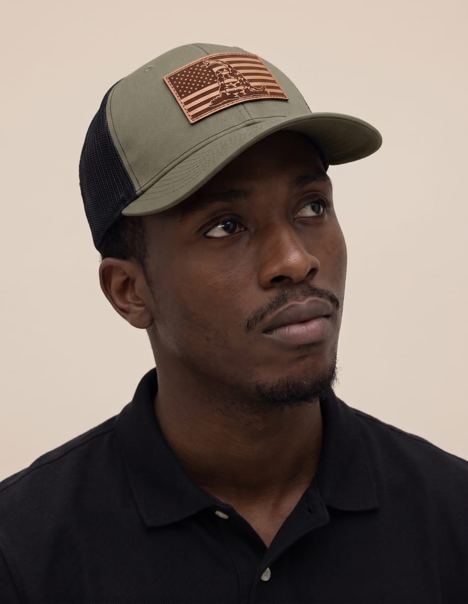 Don't Tread On Me/American Flag Patch Hat