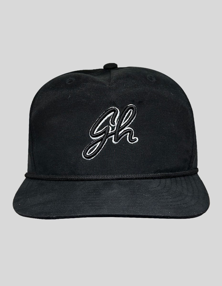 GH Puff Cotton/Nylon Rope Hat Hat Greater Half Black