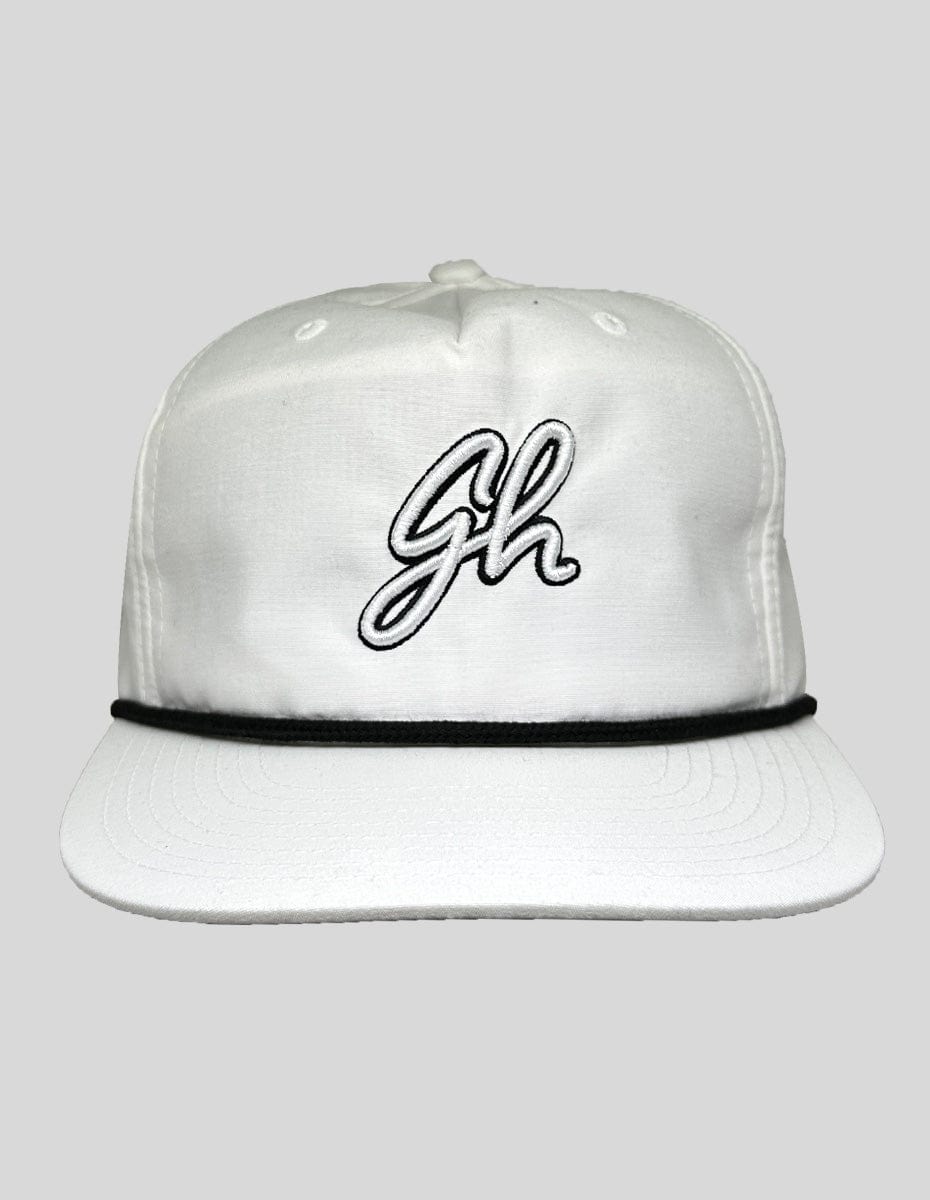 GH Puff Cotton/Nylon Rope Hat Hat Greater Half White