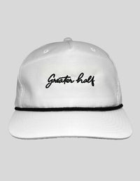 Thumbnail for Greater Half Signature Cotton/Nylon Rope Hat Hat Greater Half White