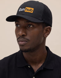 Thumbnail for Gun Hub Embroidered Trucker Hat Hat Greater Half