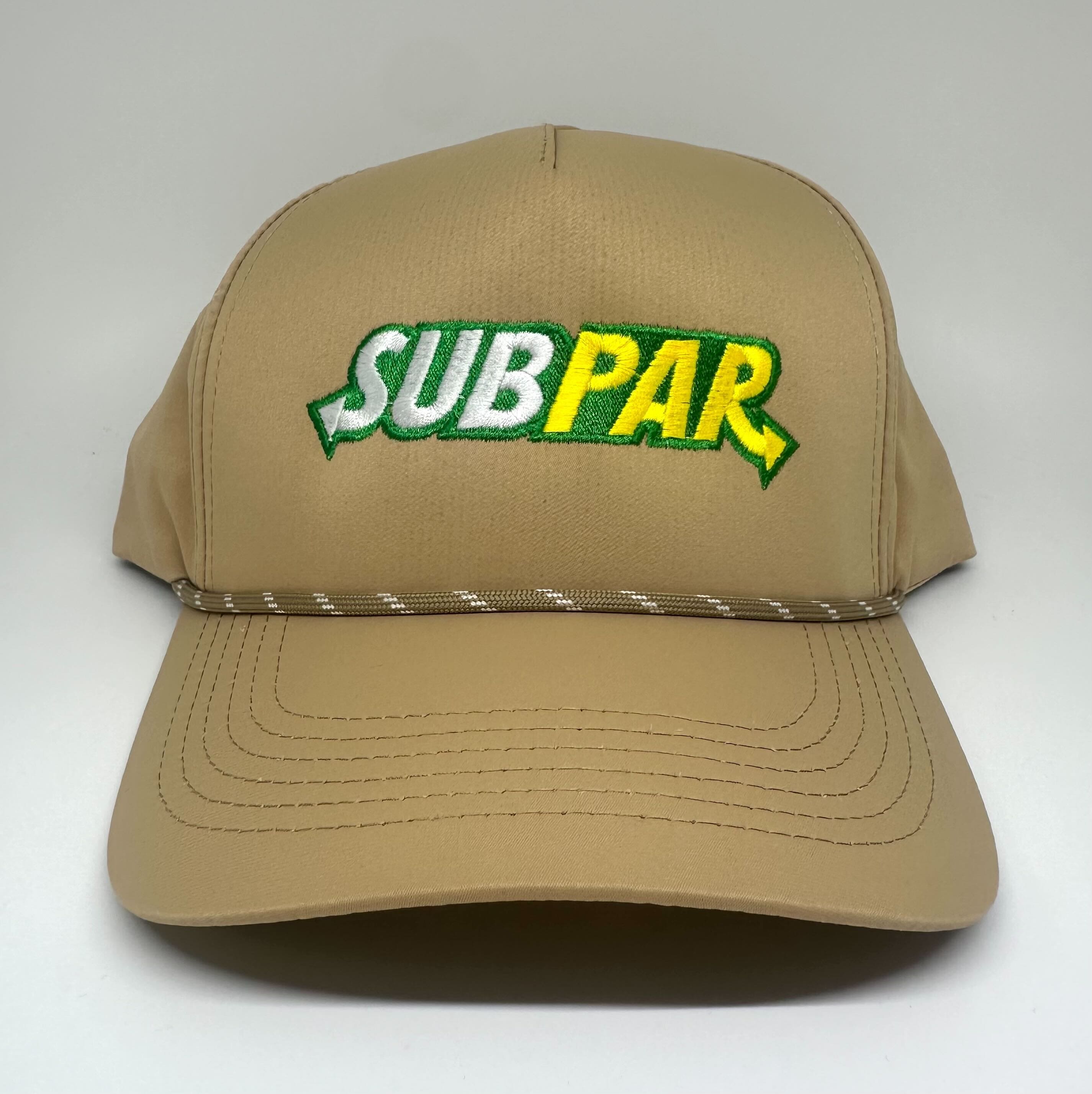 Thumbnail for SubPar - Performance 5-Panel Rope Hat - Greater Half