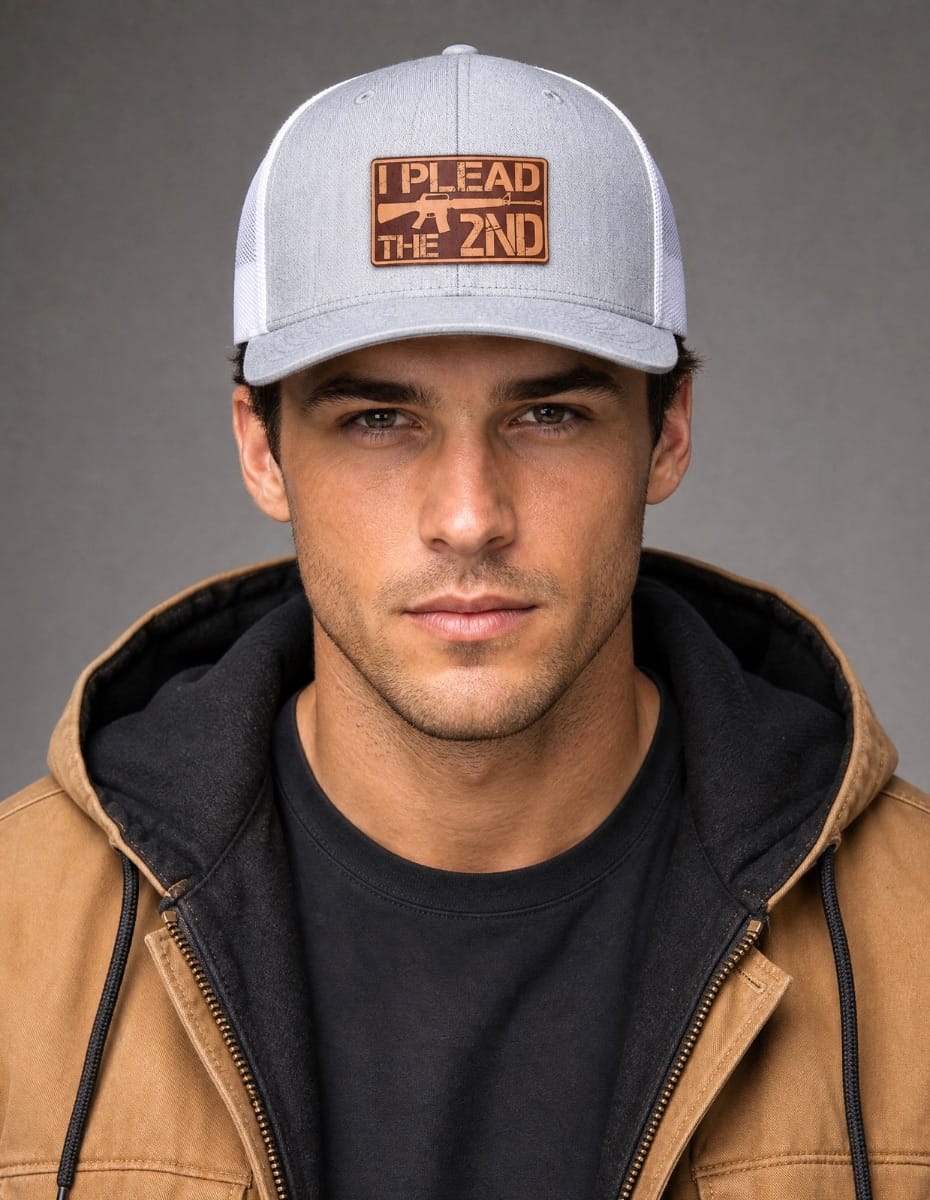 I Plead The 2nd Leather Patch Hat Hat Greater Half