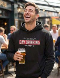 Thumbnail for This Is My Day Drinking Hoodie Graphic Fleece Hoodie Greater Half