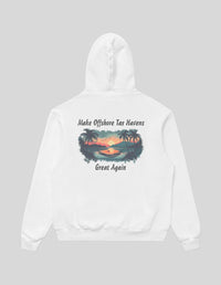 Thumbnail for Make Em Great Fleece Hoodie Fleece Hoodie Greater Half White S
