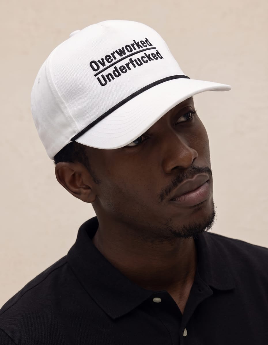 Overworked Cotton/Nylon Rope Hat Hat Greater Half
