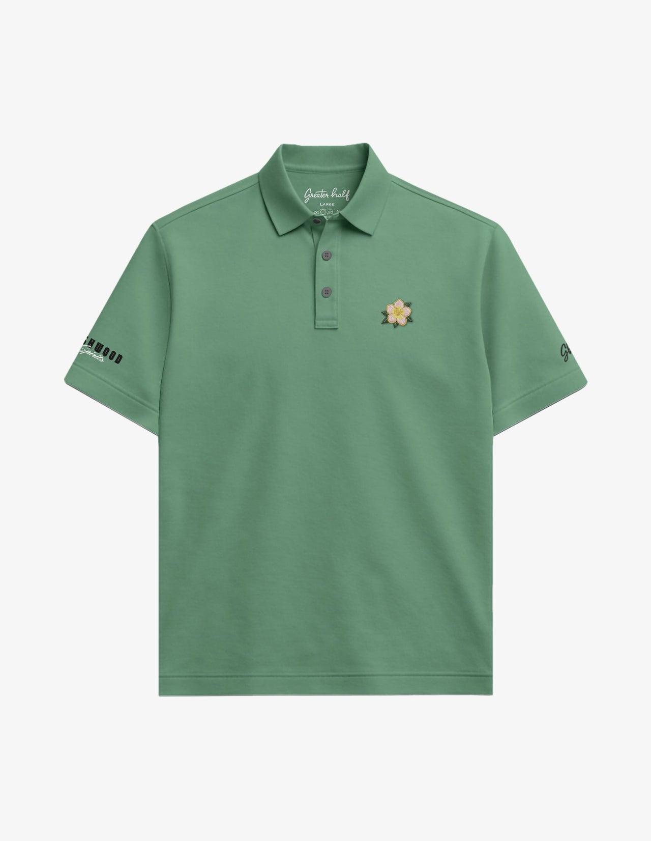 Bushwood x Greater Half Azalea Sage Golf Polo Golf Polo Greater Half