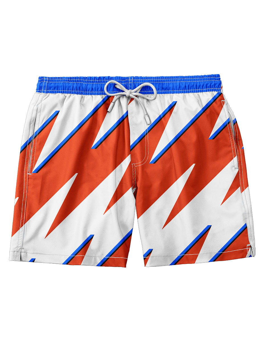 Retro Zig Swim Trunks - Greater Half