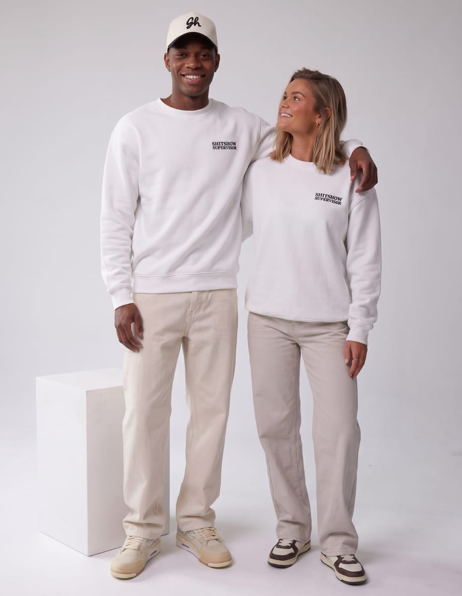 Shitshow Supervisor Fleece Crewneck Fleece Crewneck Greater Half