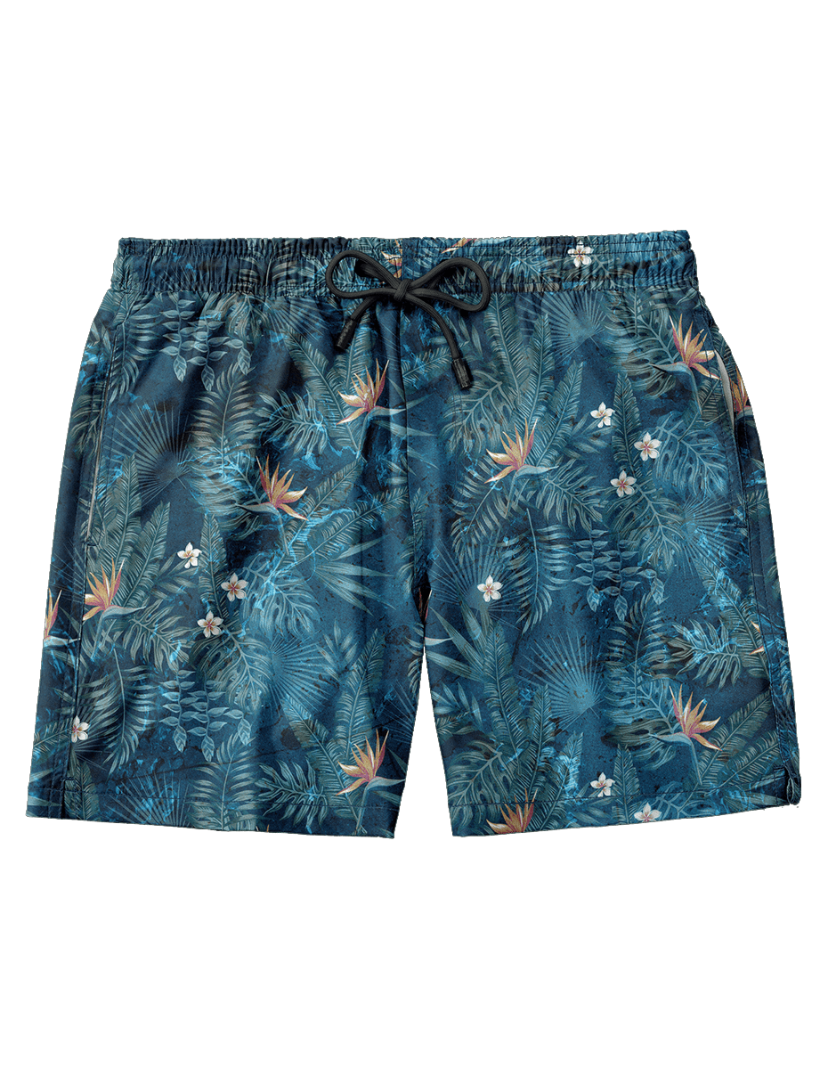 Birds Of Paradise Swim Trunks - Greater Half