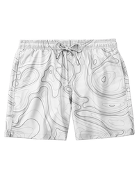 Thumbnail for White Topo Swim Trunks Swim Trunk Greater Half