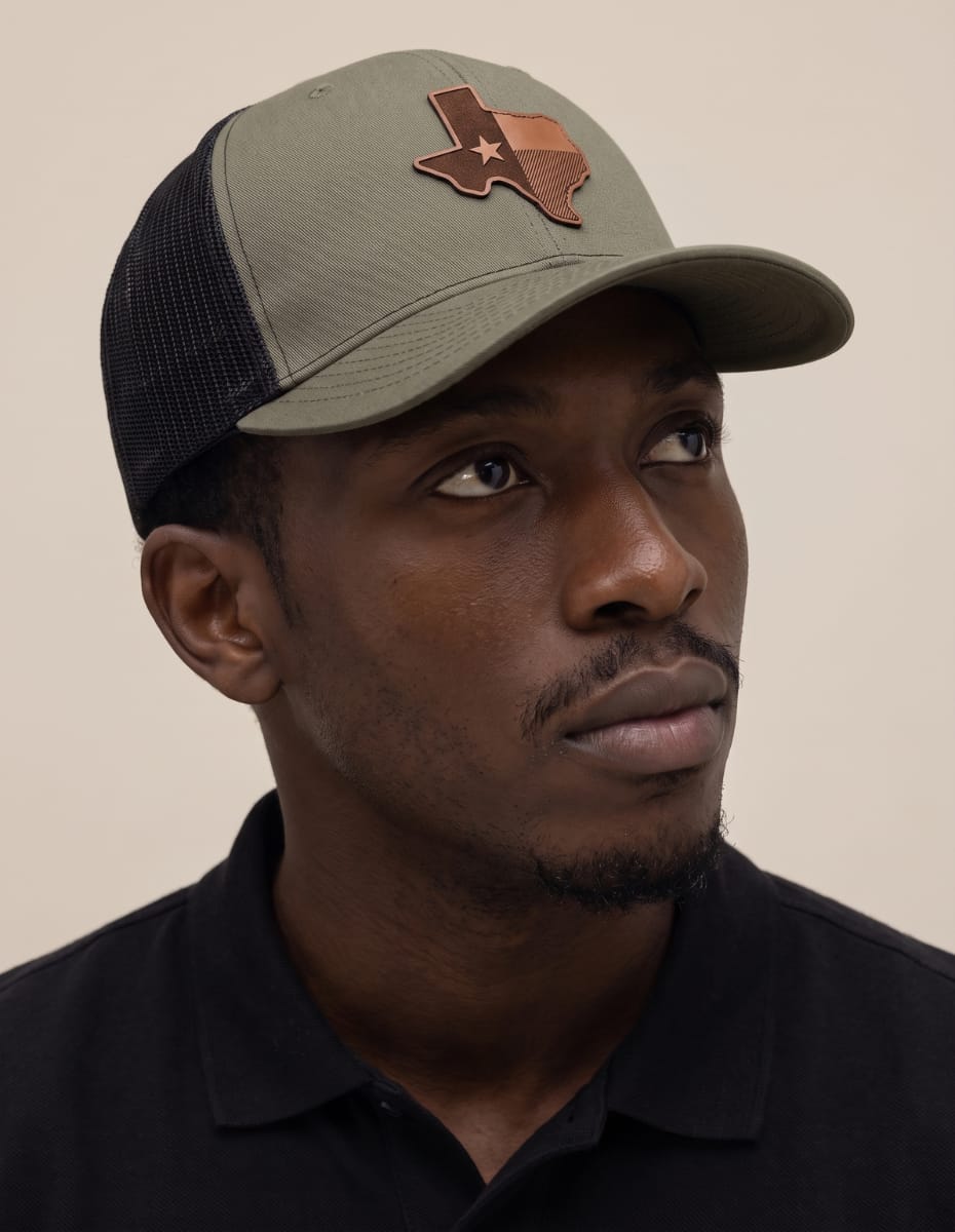 Texas Leather Patch Hat
