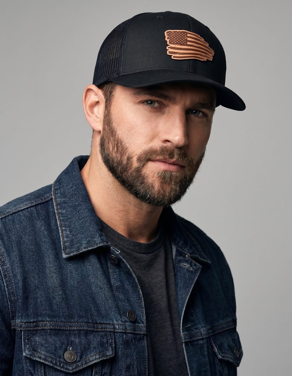 Torn Flag Patch Hat Hat Greater Half