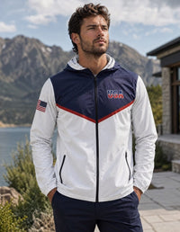 Thumbnail for USA - Rain Jacket Rain Jacket Greater Half