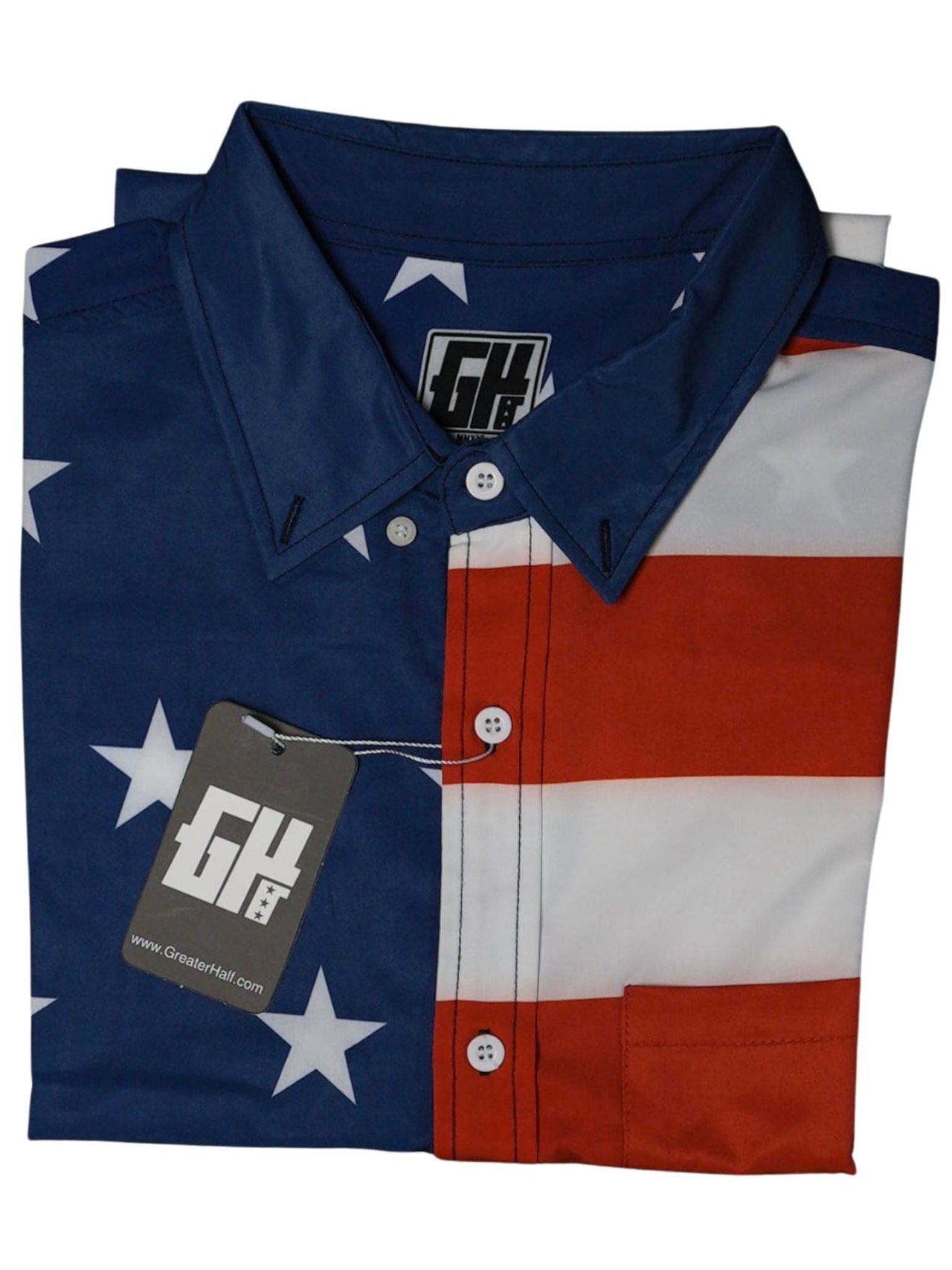 American Flag Button Down - Greater Half