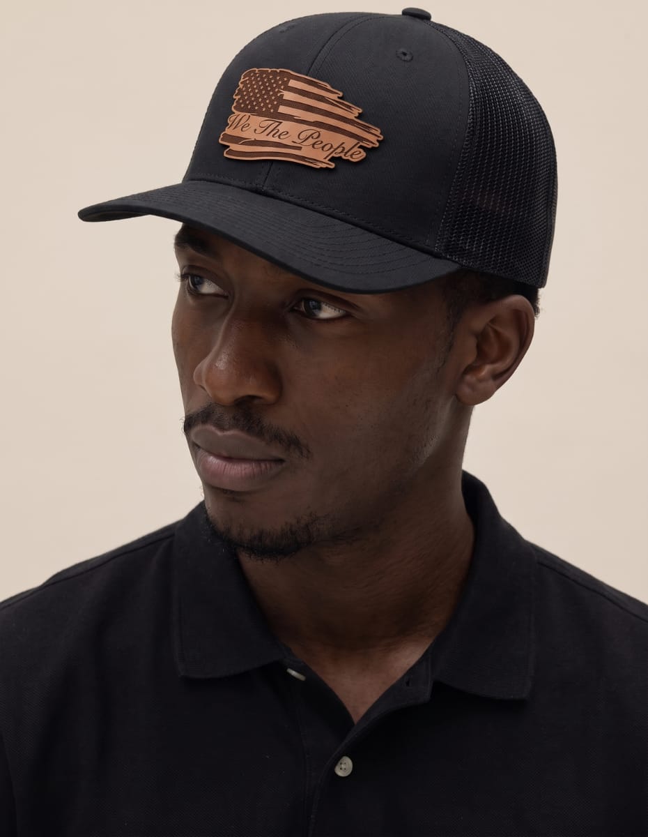 We The People Leather Patch Hat Hat Greater Half