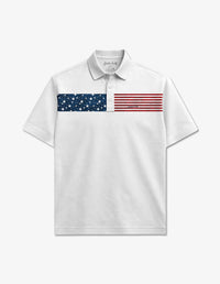 Thumbnail for Camo Flag Polo Golf Polo Greater Half