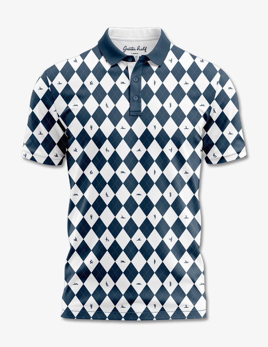 Chest Not Checkers Polo