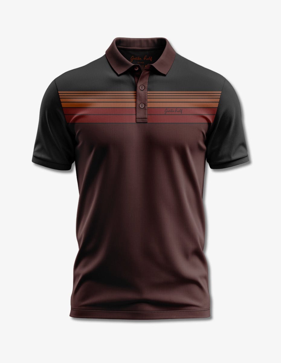 Big Golf Guy Polo Golf Polo Greater Half S Burgundy