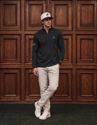 Thumbnail for Bushwood x Greater Half Augusta Black Quarter Zip