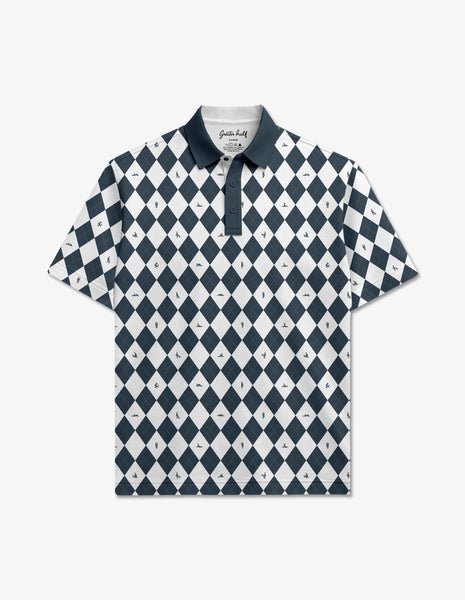 Chest Not Checkers Polo Shirt - Houndstooth Sex Position Golf