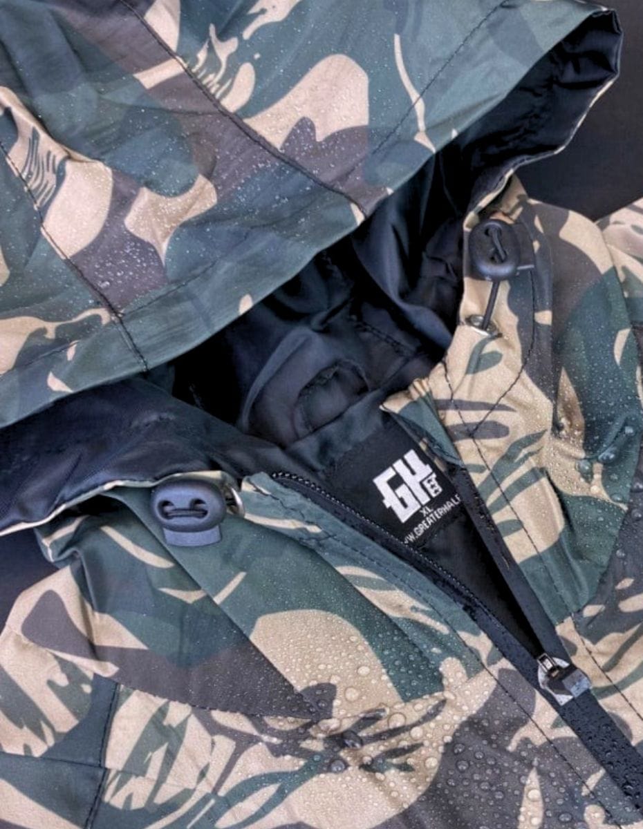 Brushstroke We The People - Rain Jacket Rain Jacket Greater Half