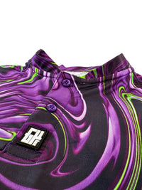 Thumbnail for Ink Spill Henley Polo Henley Polo Greater Half
